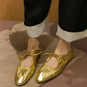 binfenxie Designer Women Mary Jane Shoes Fashion Ladies Casual Soft Sole Flats Spring Women's Comfort Elastic Band Ballerina Shoes