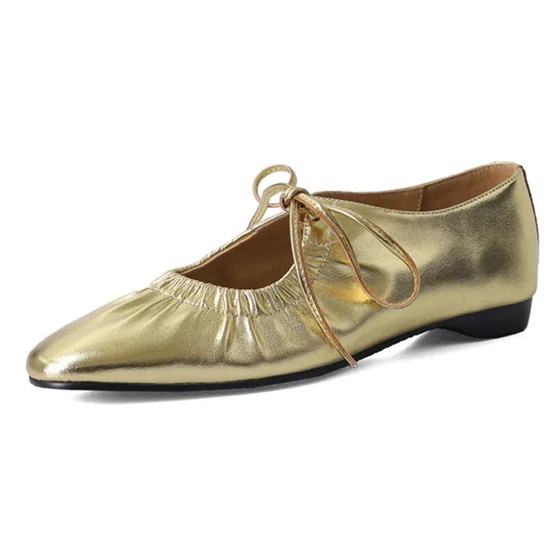 binfenxie Designer Women Mary Jane Shoes Fashion Ladies Casual Soft Sole Flats Spring Women's Comfort Elastic Band Ballerina Shoes