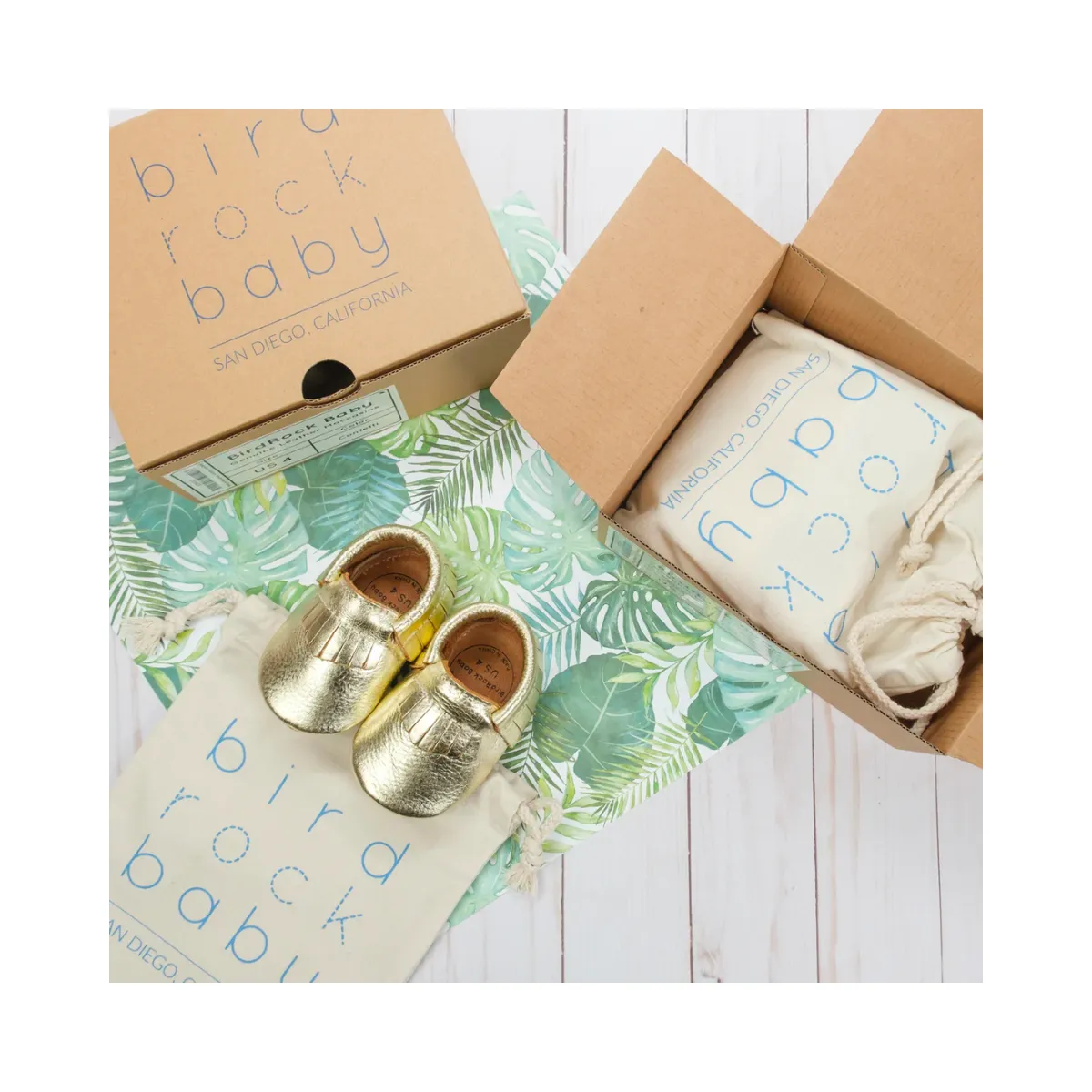 Birdrock Baby Fringe Moccasins