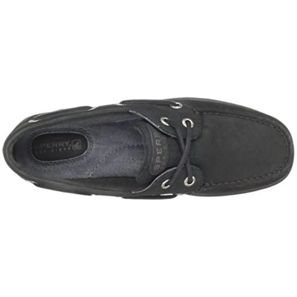 Bluefish Black Sperry Flat