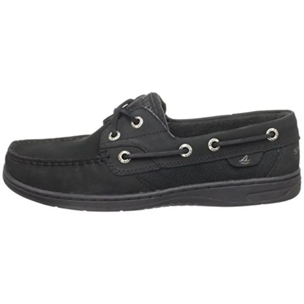 Bluefish Black Sperry Flat