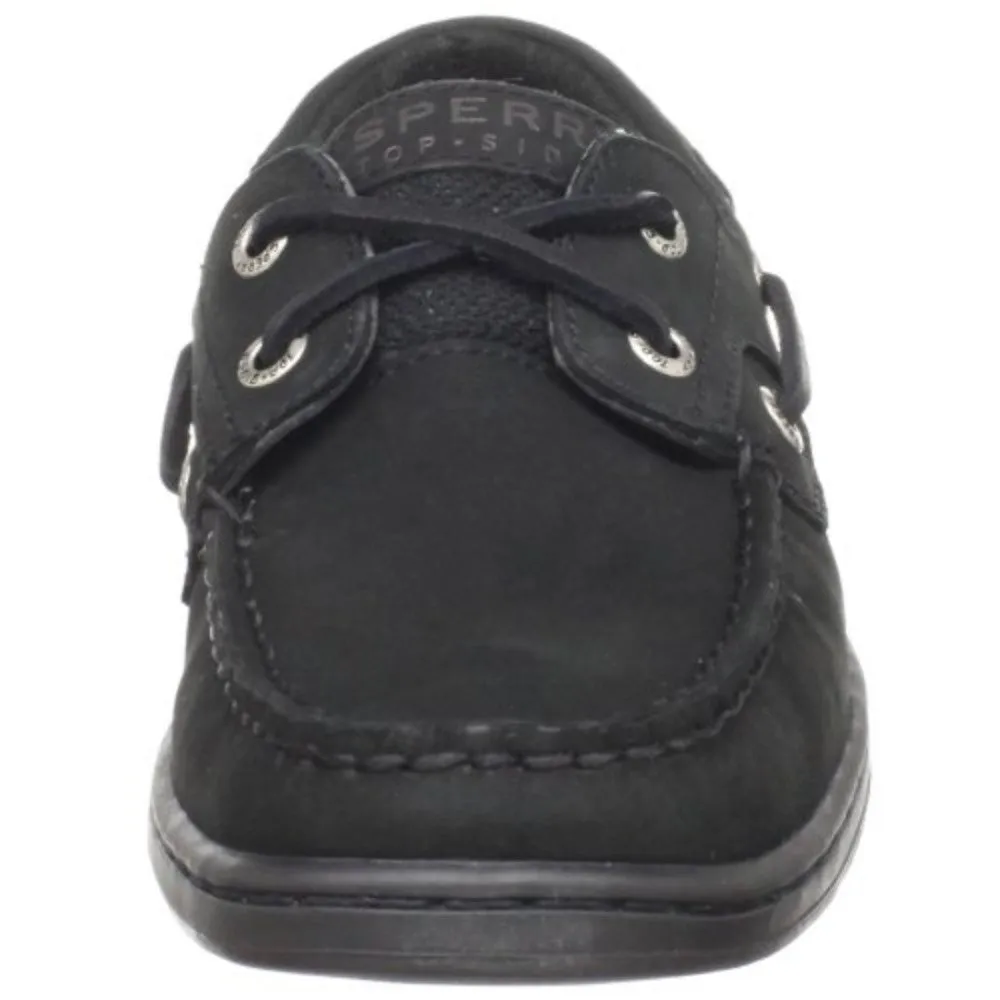 Bluefish Black Sperry Flat