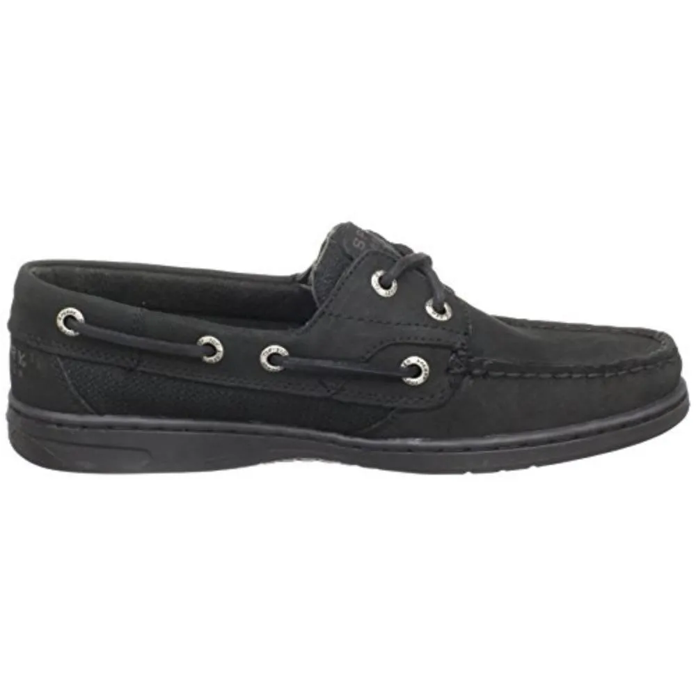 Bluefish Black Sperry Flat