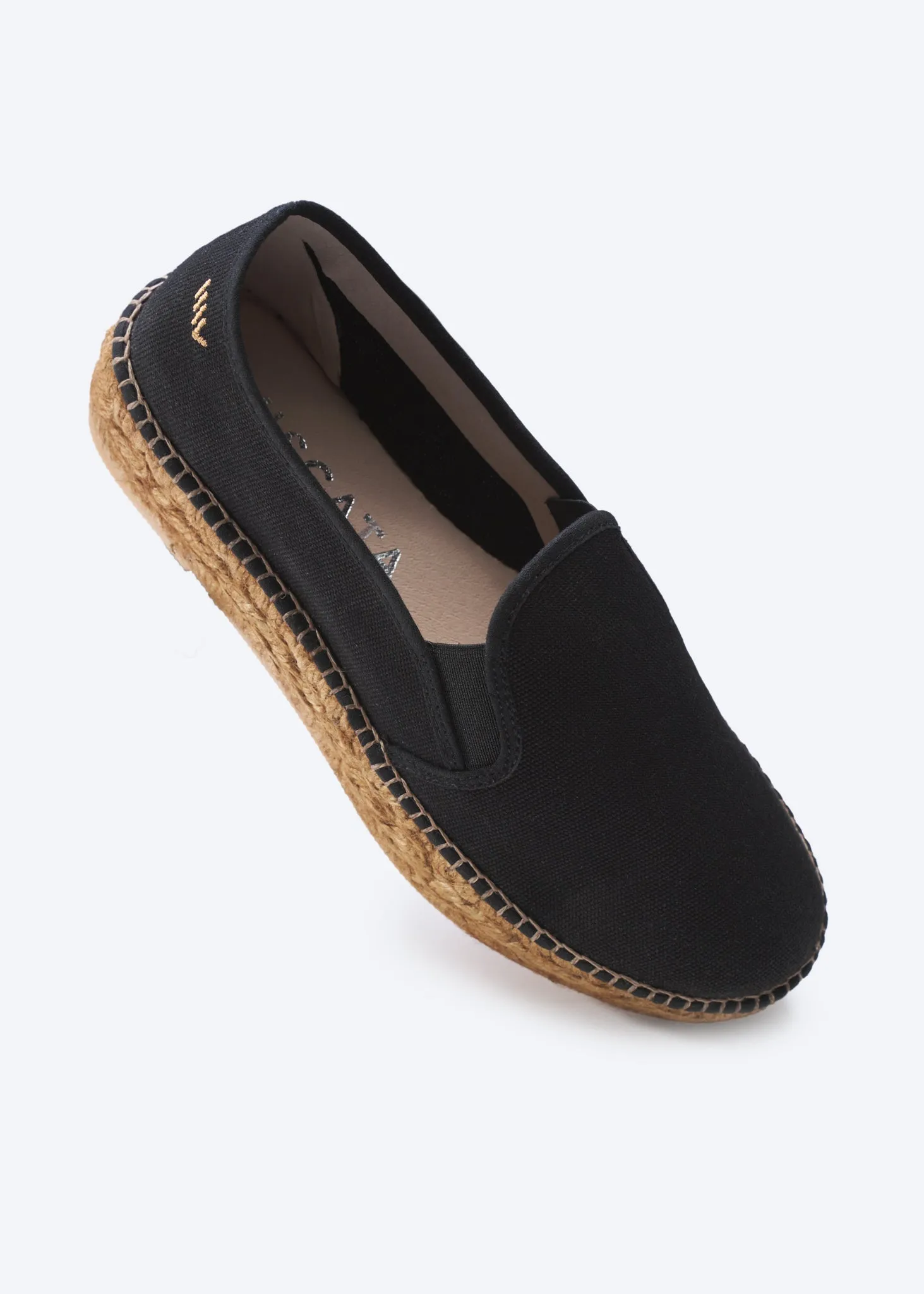 Castell Canvas Espadrille Platforms by Viscata