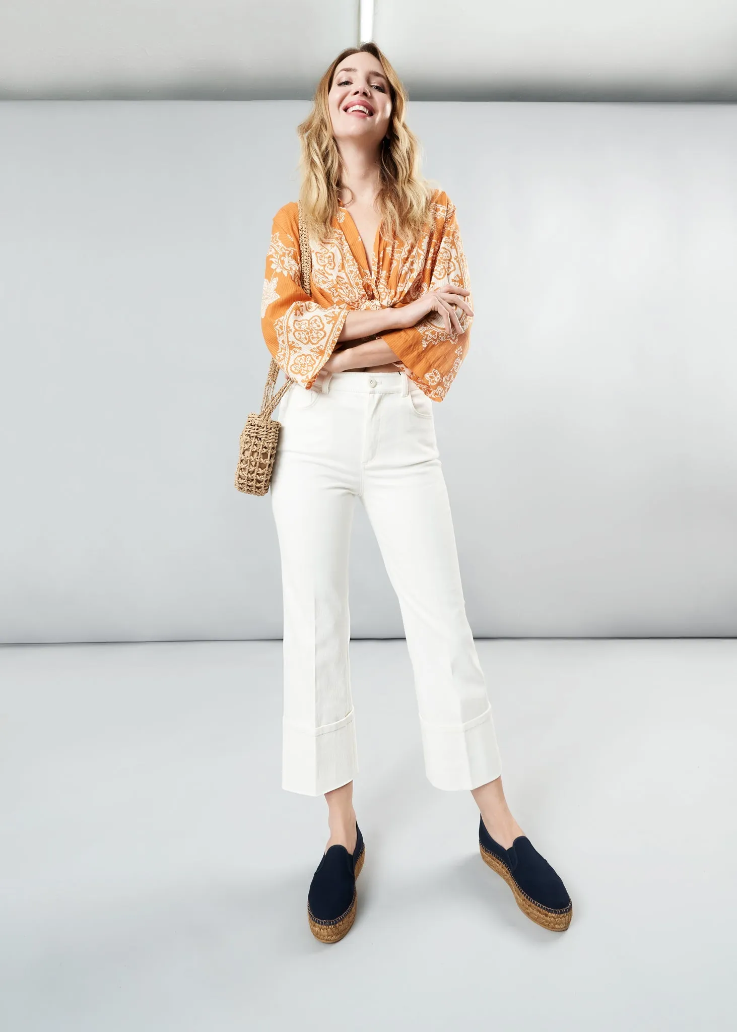 Castell Canvas Espadrille Platforms by Viscata