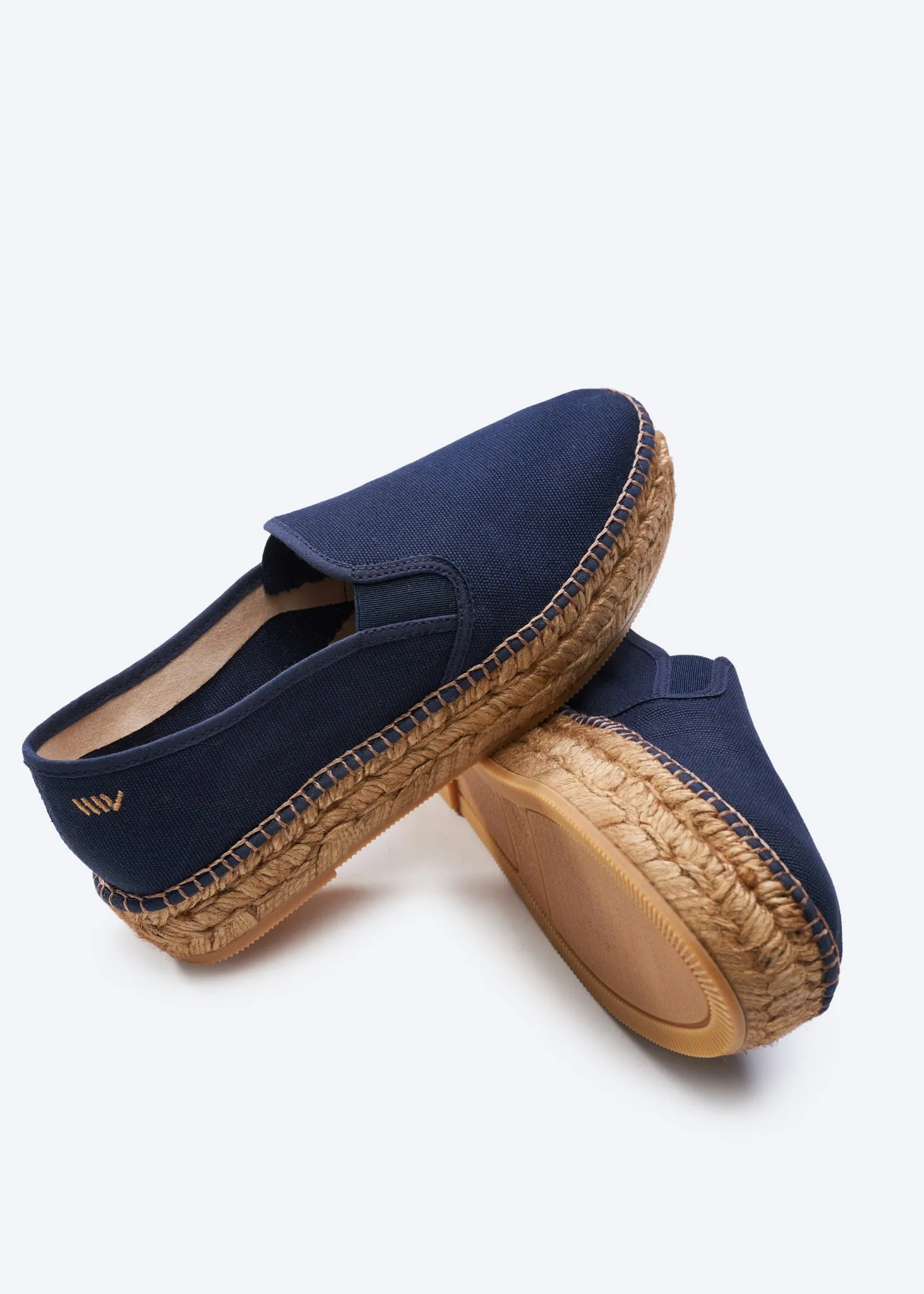 Castell Canvas Espadrille Platforms by Viscata