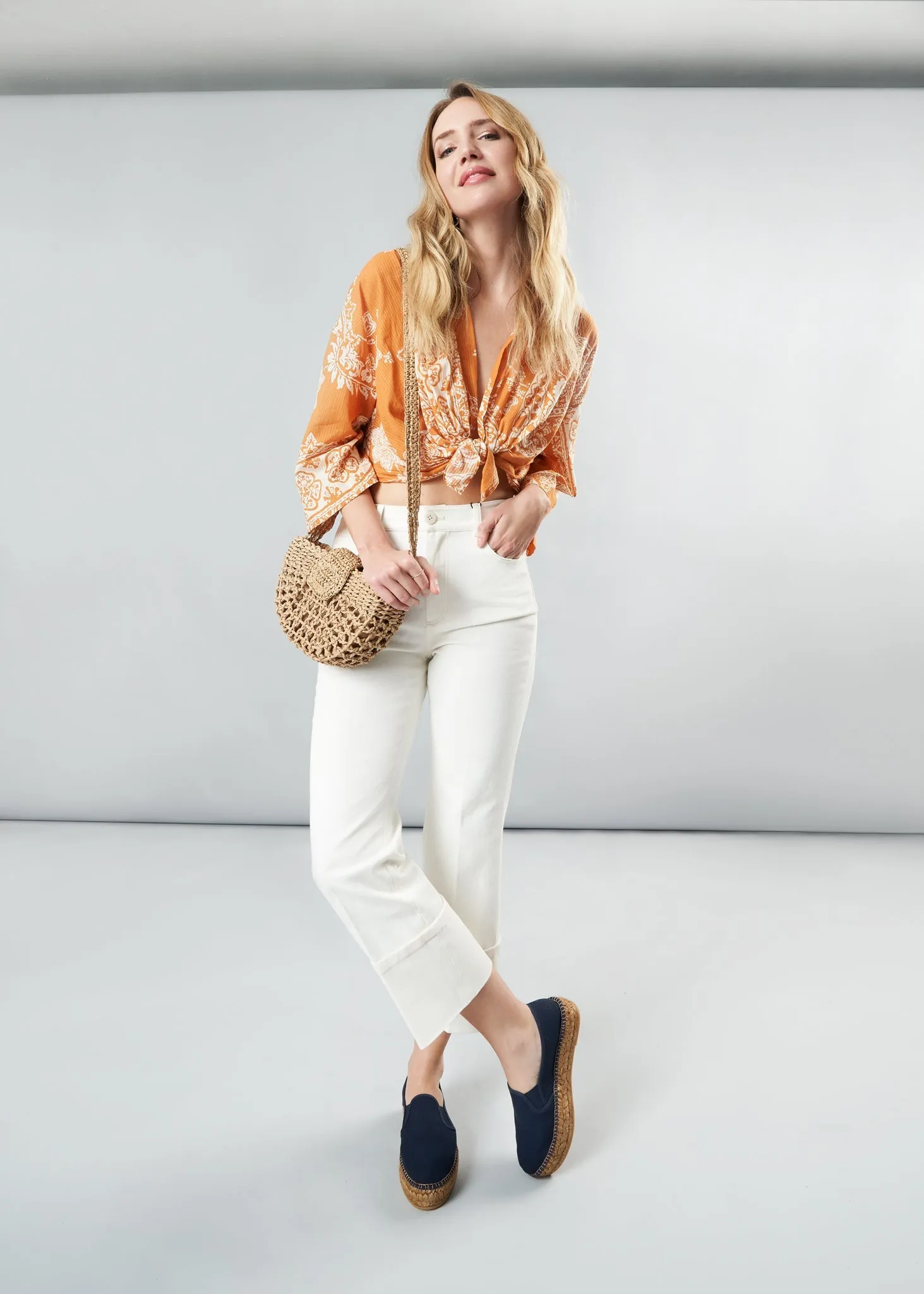 Castell Canvas Espadrille Platforms by Viscata