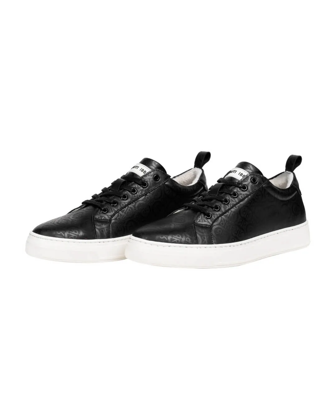 Cerruti  1881 Black Printed Sneakers