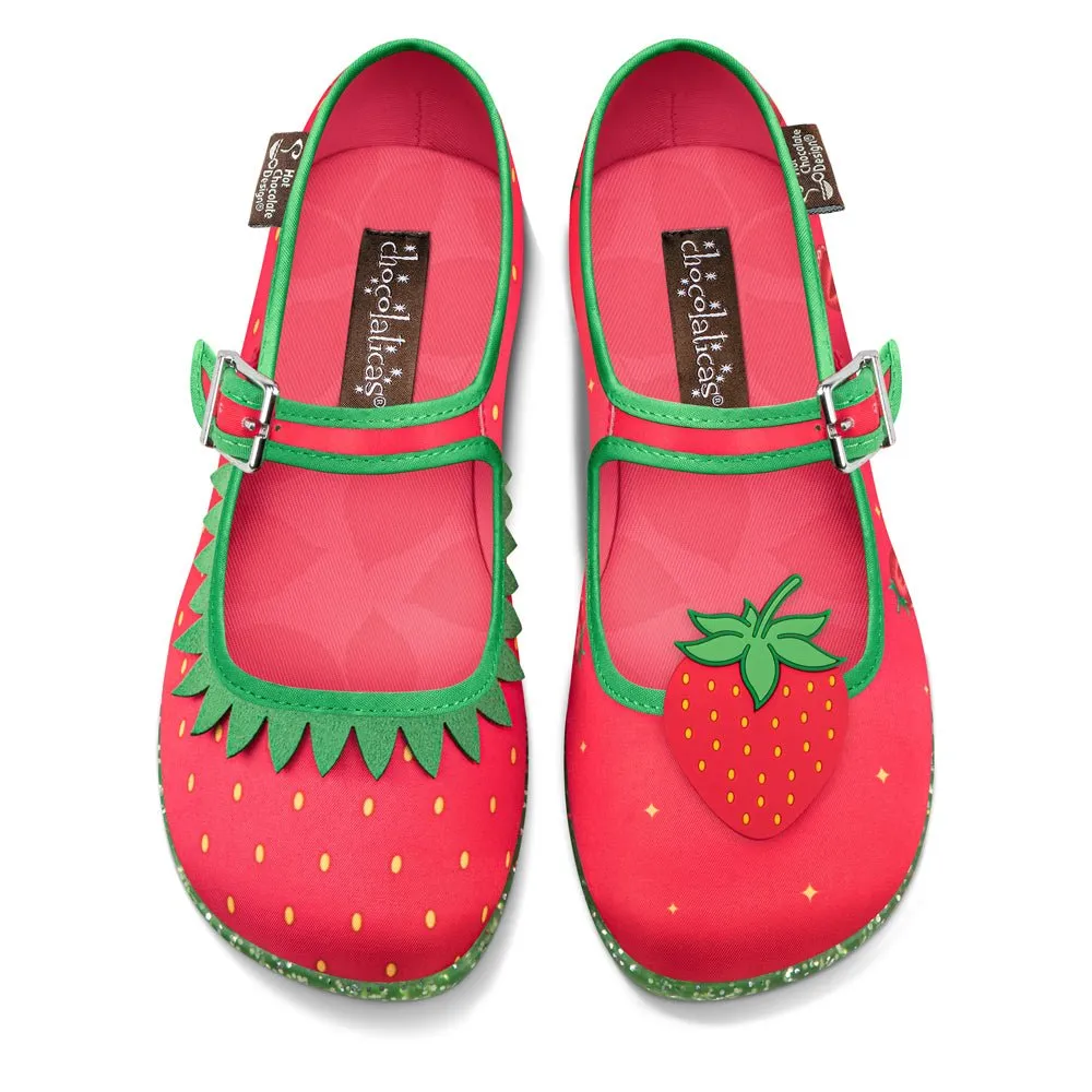Chocolaticas® BERRY BLISS  Women's Mary Jane Flat