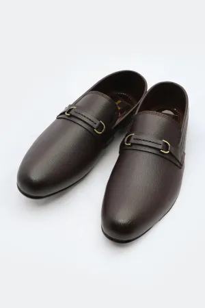 Coffee Formal Shoes For Men