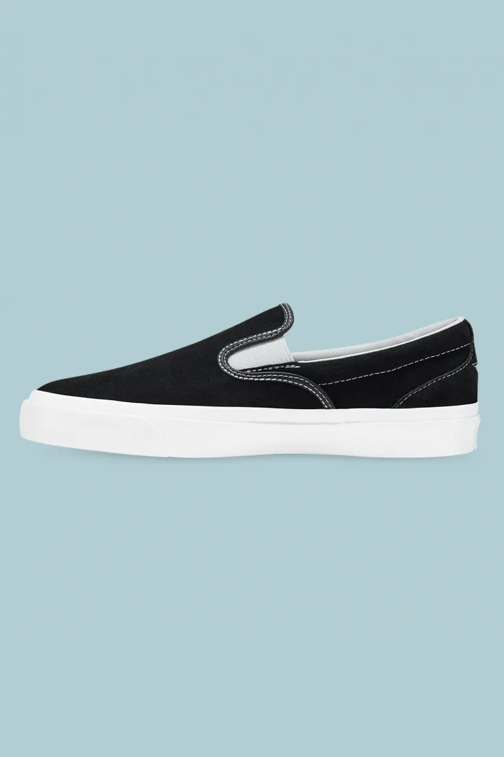 CONVERSE CONS ONE STAR SLIP ON - BLACK/WHITE