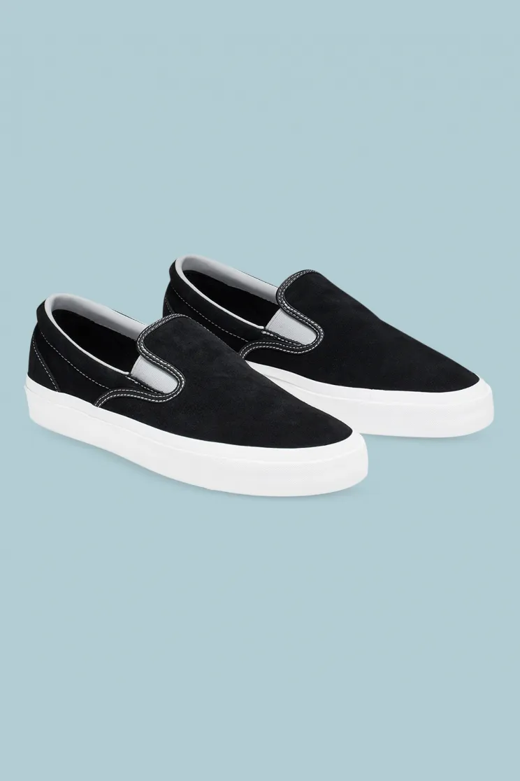 CONVERSE CONS ONE STAR SLIP ON - BLACK/WHITE
