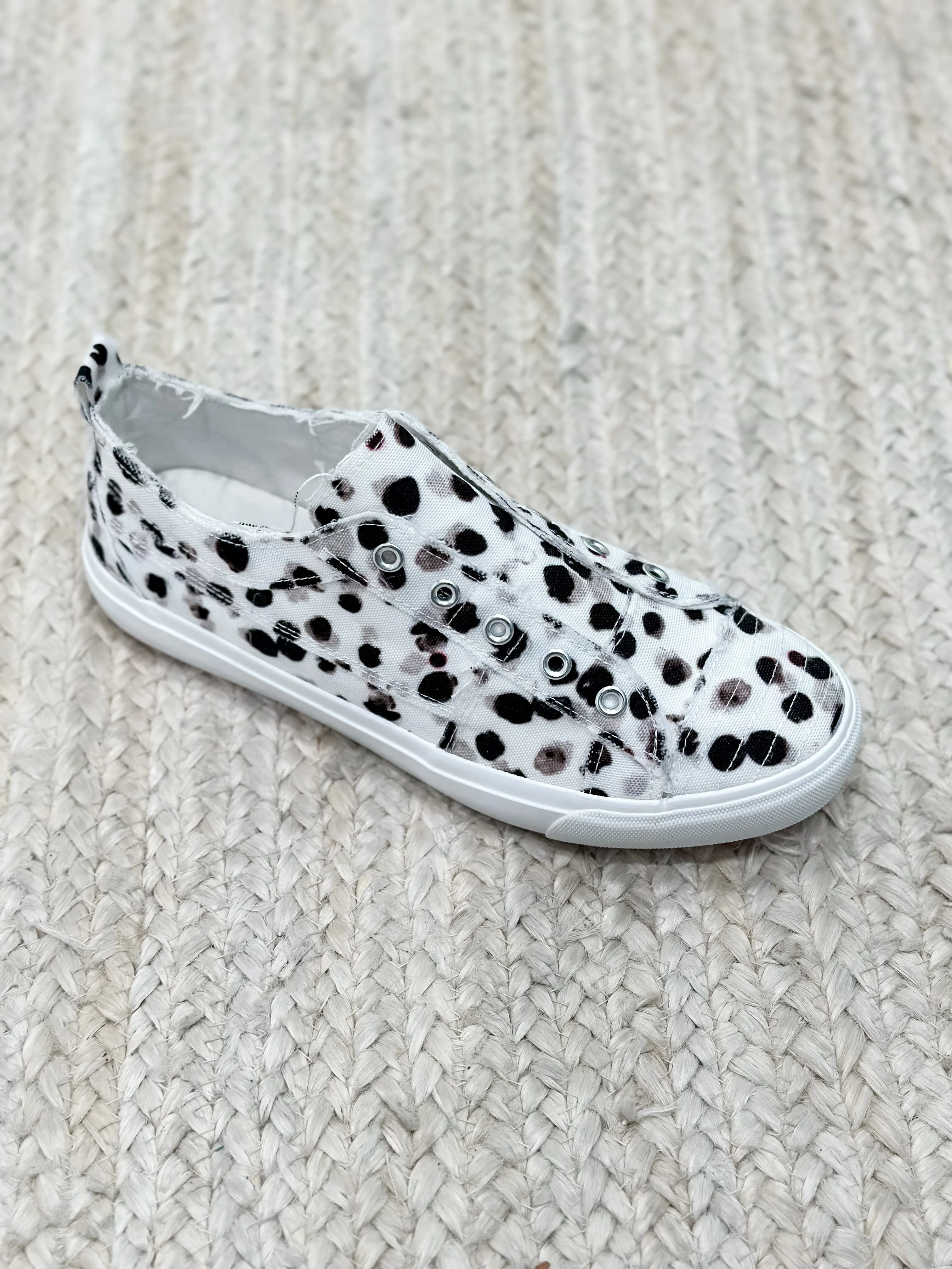 Corky's® Babalu Slip-On Black & White Dots