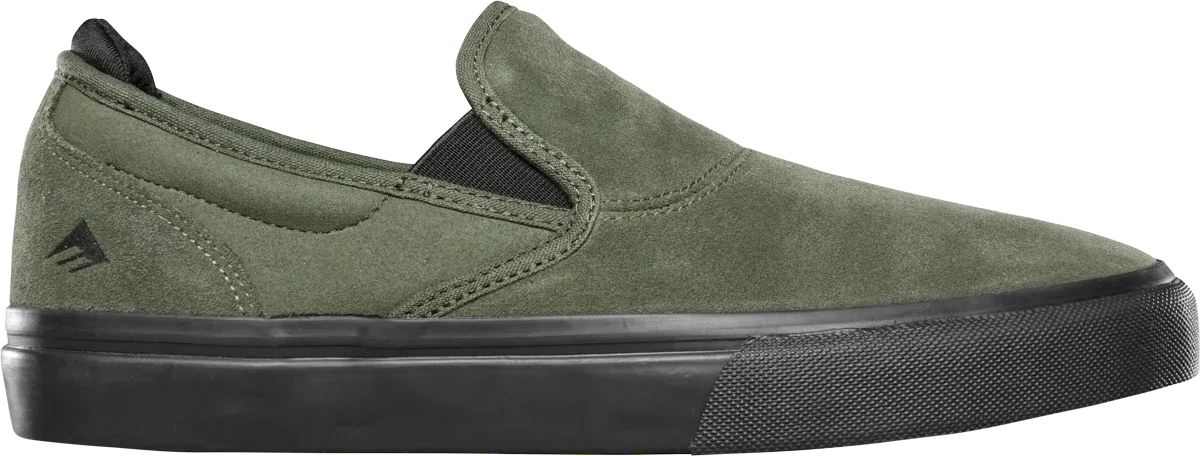 Emerica Wino G6 Slip-On - Olive/Black