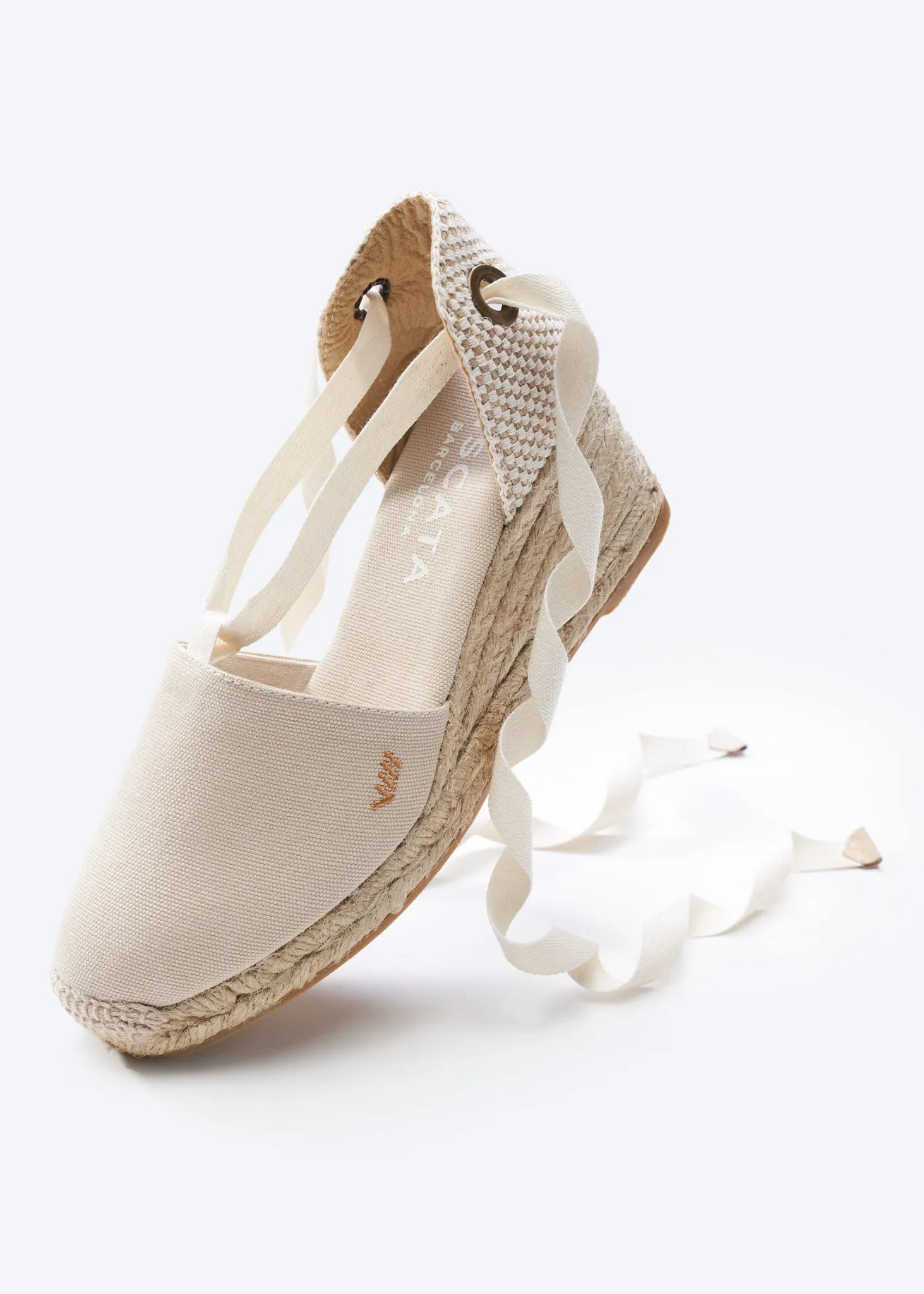 Escala Canvas Espadrille Wedges by Viscata
