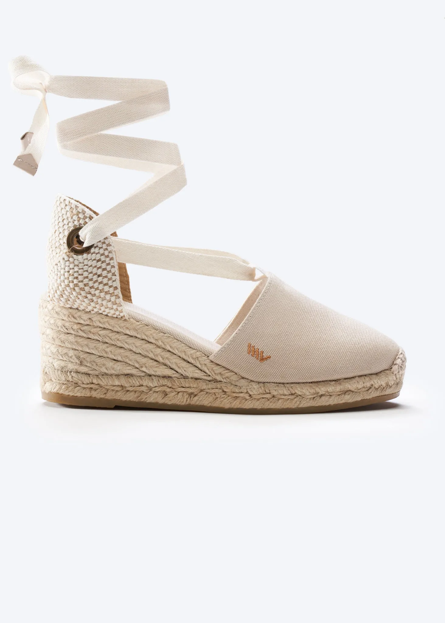 Escala Canvas Espadrille Wedges by Viscata