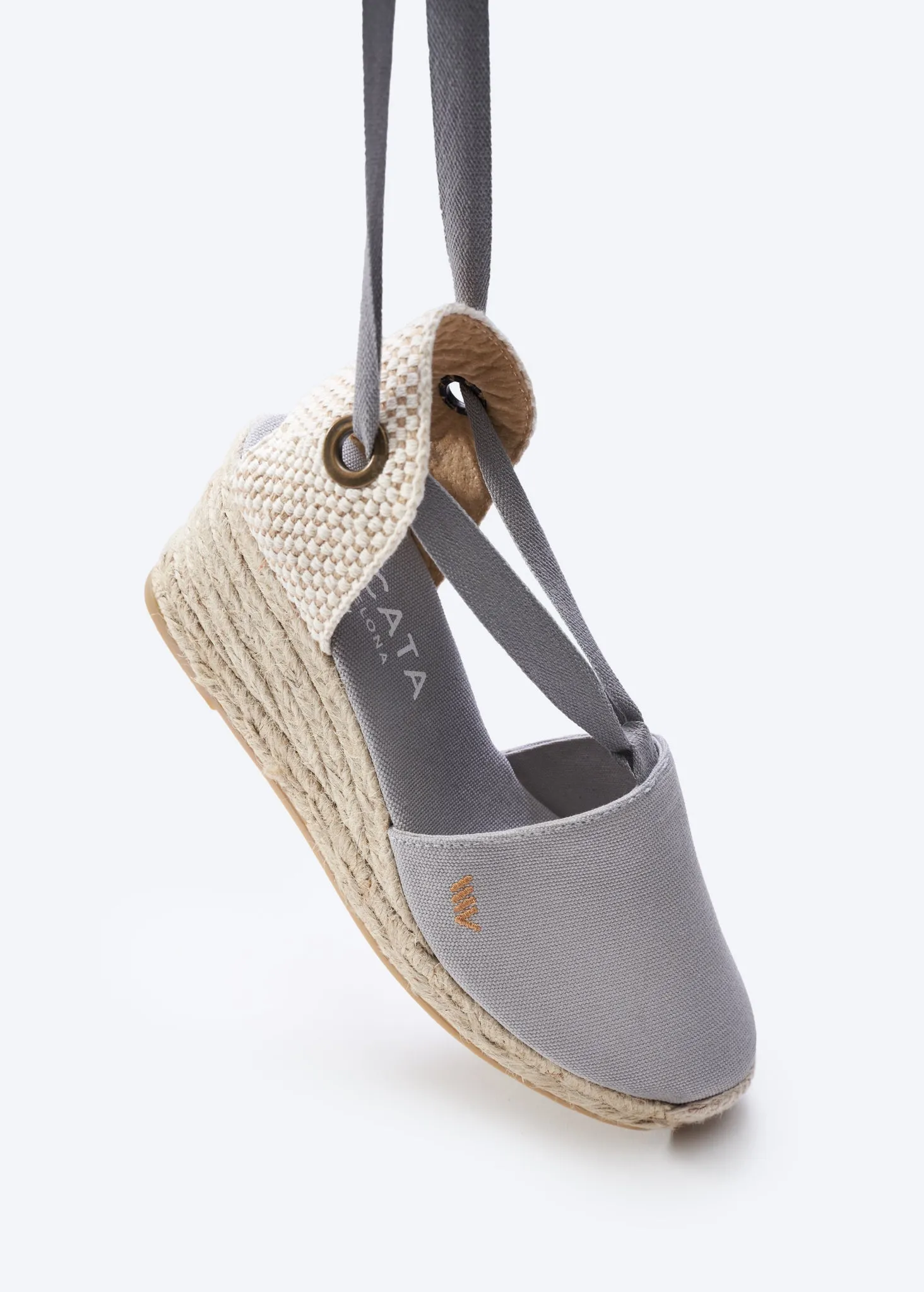 Escala Canvas Espadrille Wedges by Viscata