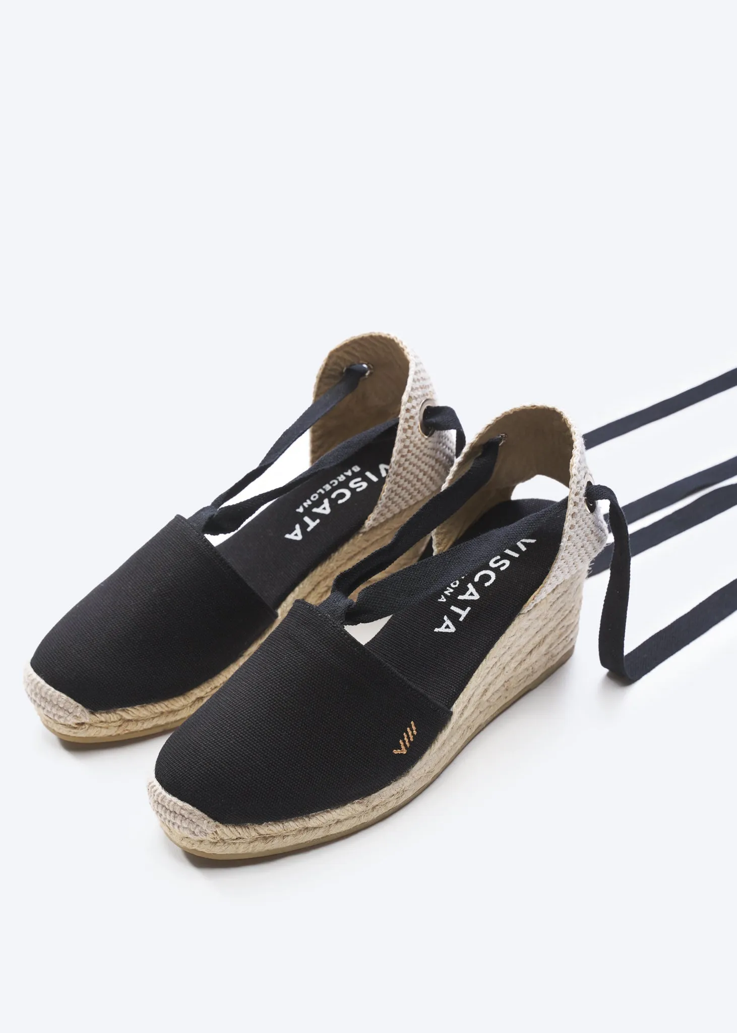 Escala Canvas Espadrille Wedges by Viscata