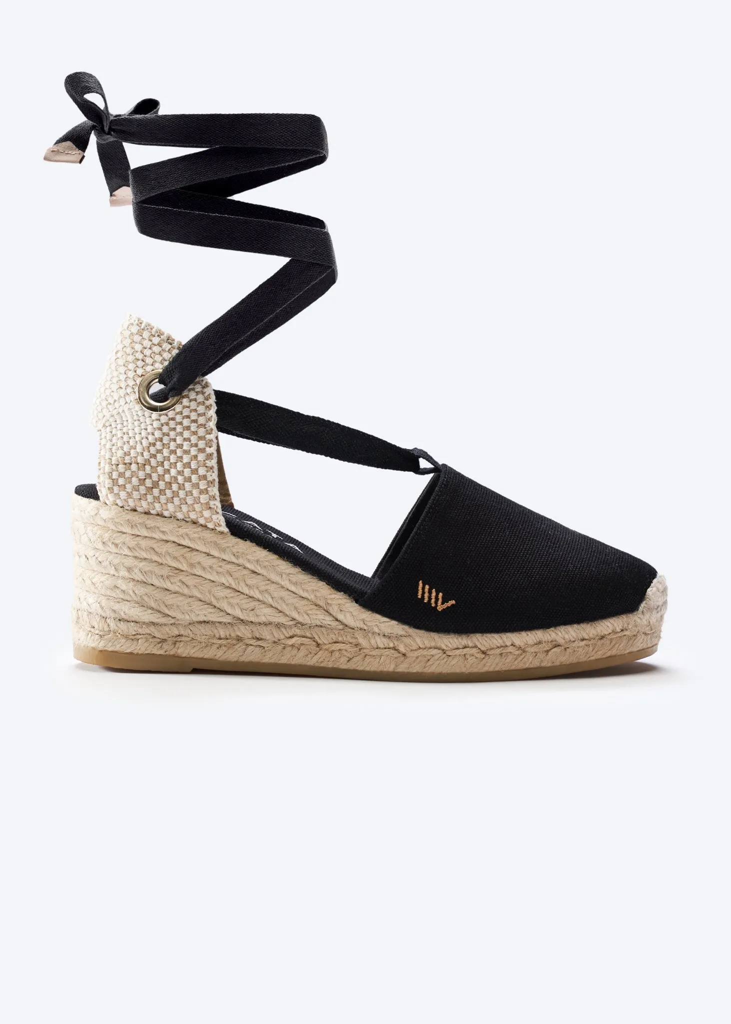 Escala Canvas Espadrille Wedges by Viscata