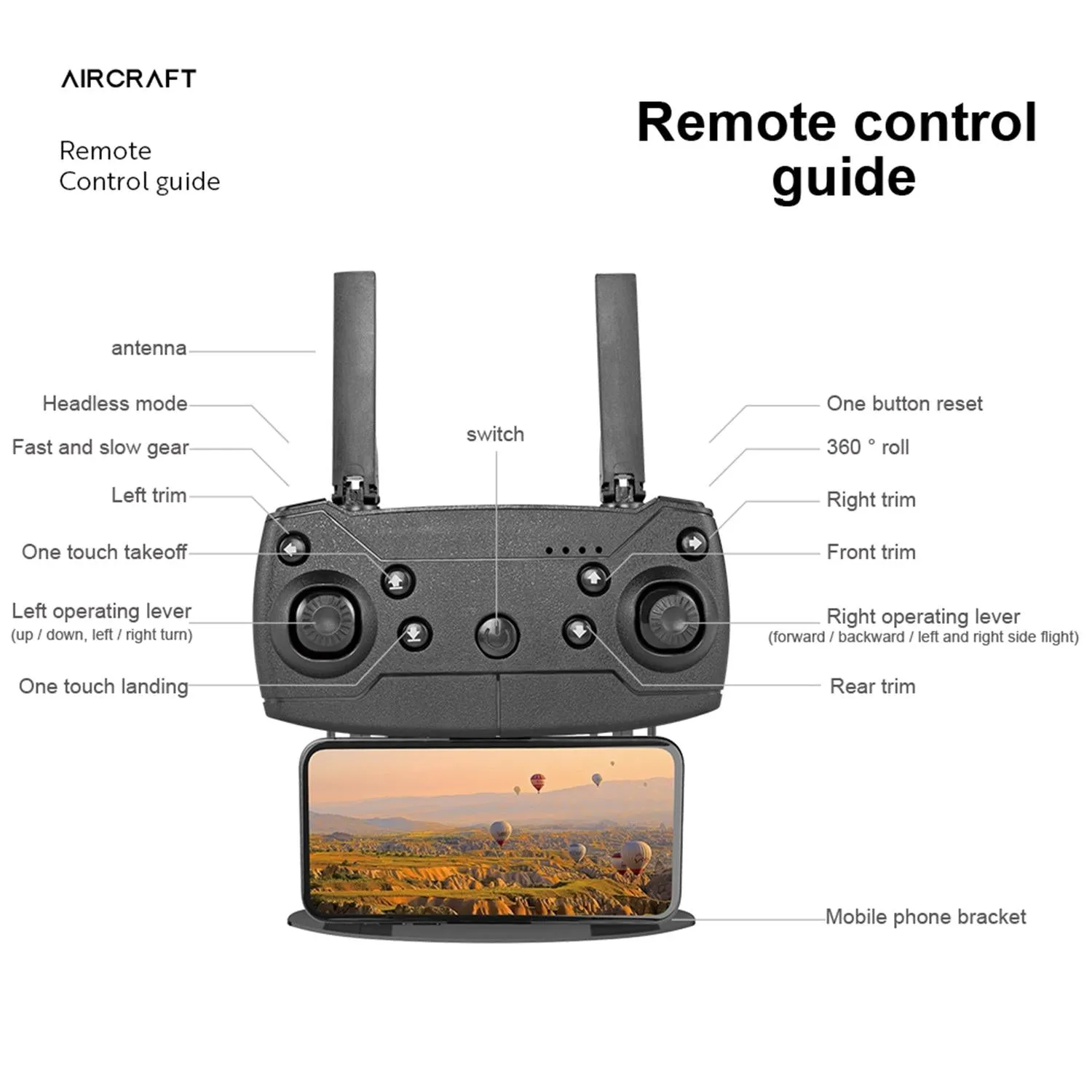 Foldable 4k Hd Camera Rc Drone with 2.4g Wifi - Single Camera