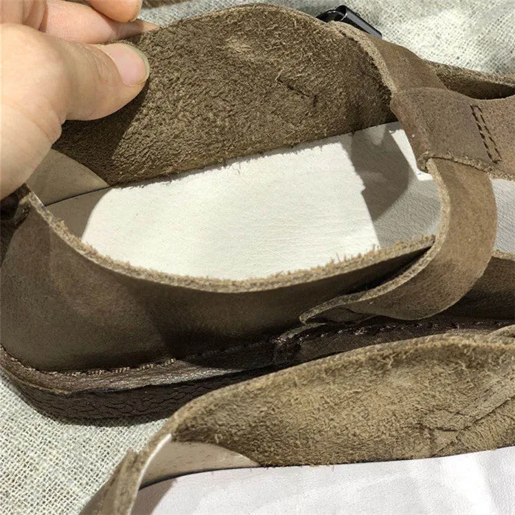 Handmade Leather Flat Soft Sole Women's Shoes