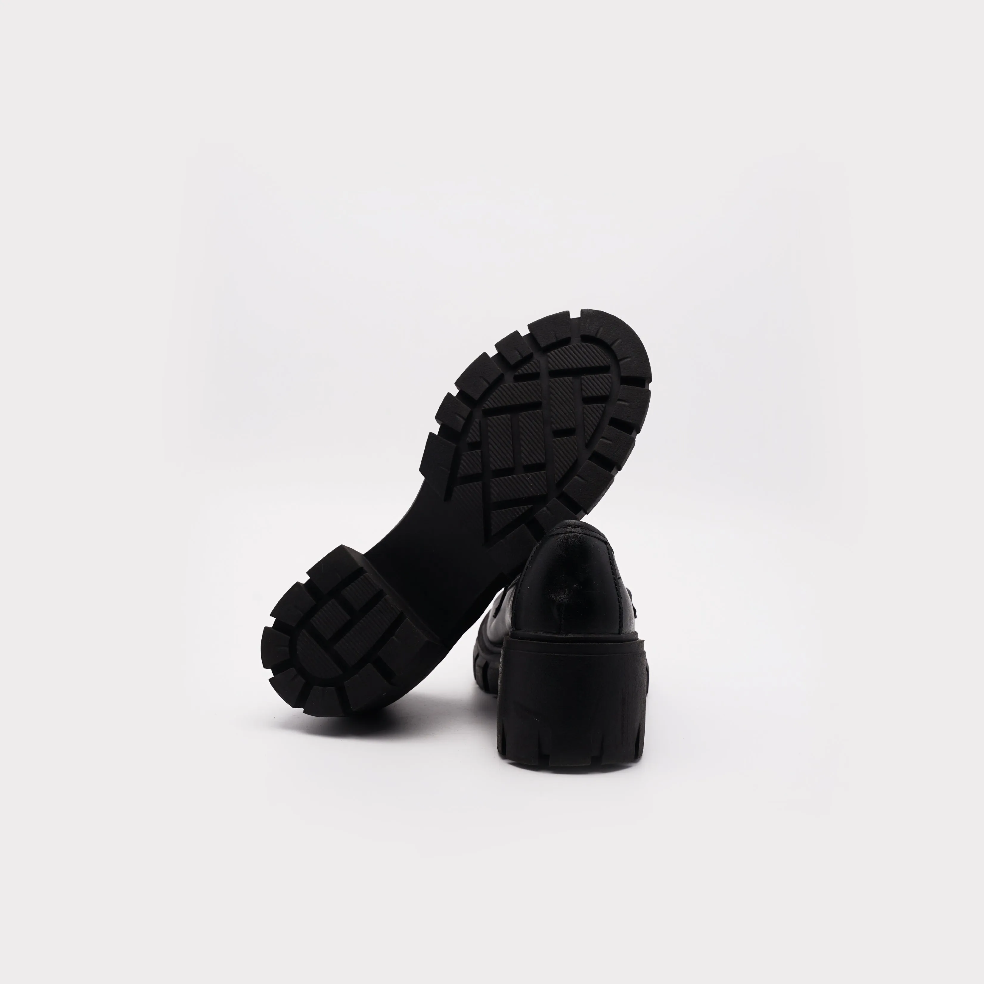 Hoxton Black Chain Moc Loafers