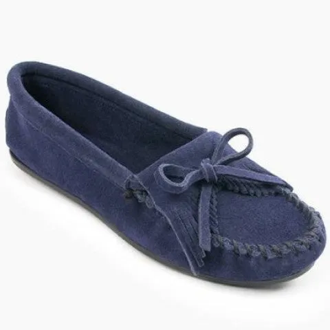 Kilty Suede Moccasins