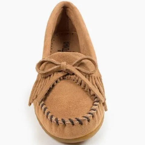 Kilty Suede Moccasins