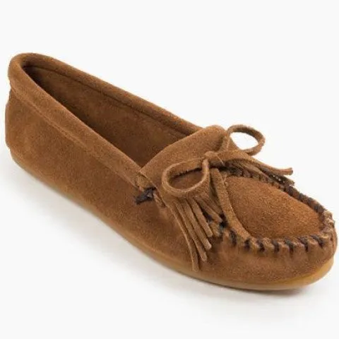 Kilty Suede Moccasins