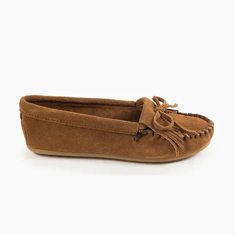 Kilty Suede Moccasins