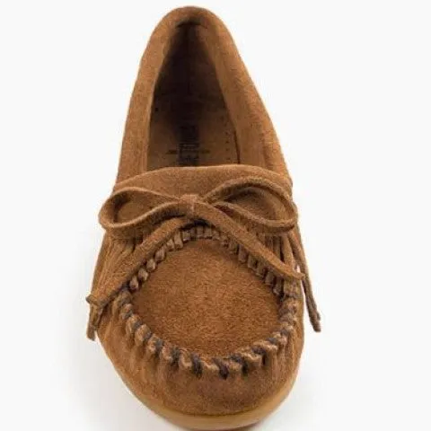 Kilty Suede Moccasins