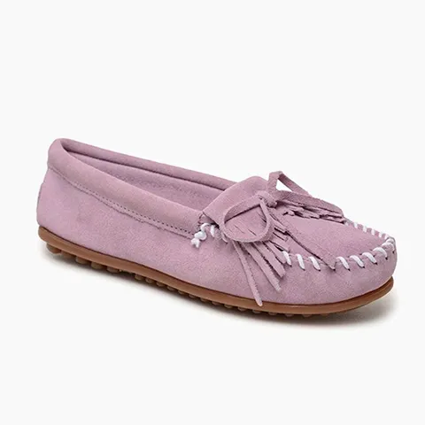Kilty Suede Moccasins
