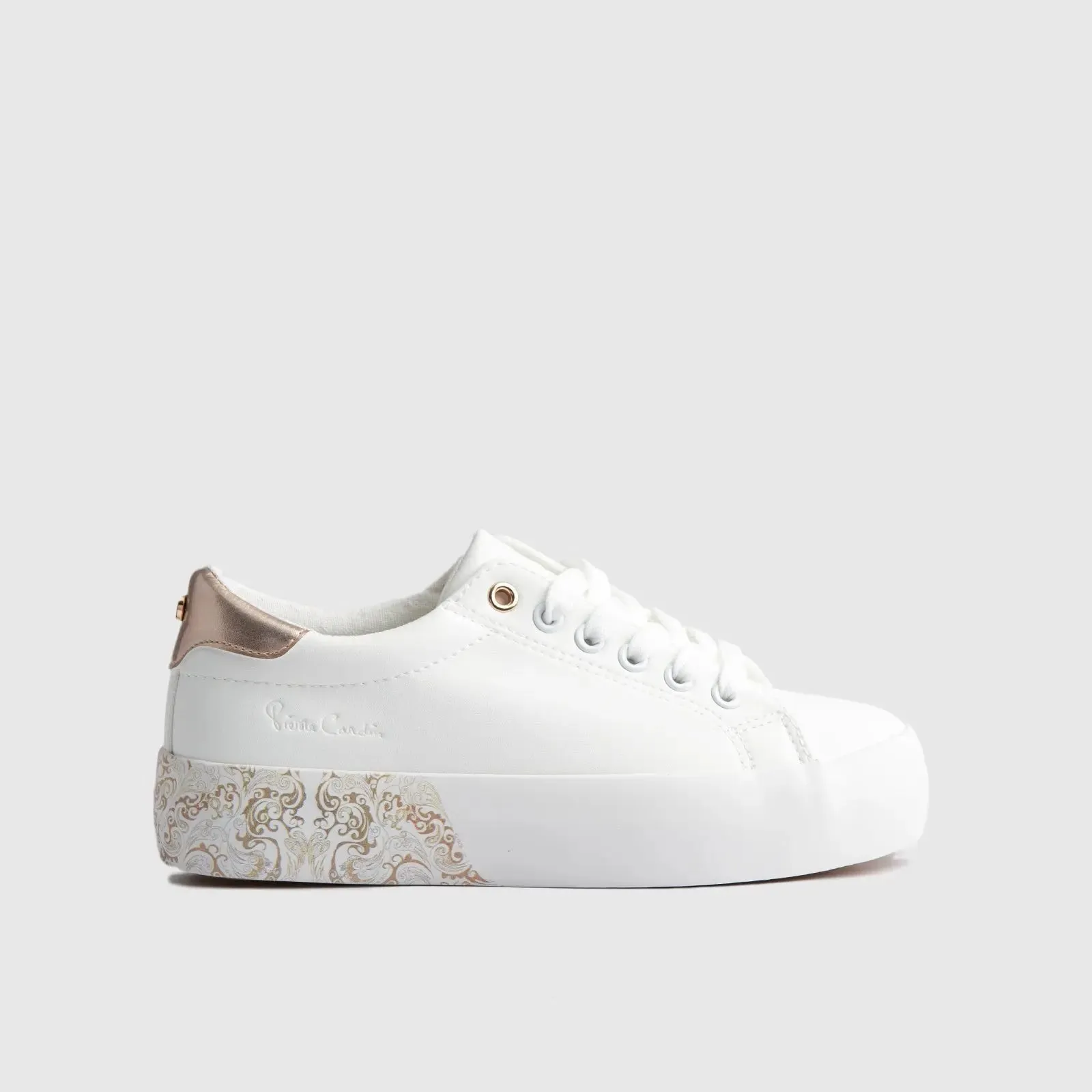 Ladies Sneaker White Gold 10521