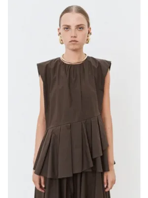 MEIMEIJ - PLEATED ASYMETRICAL TOP