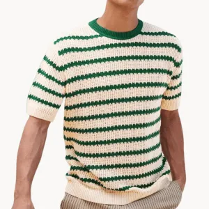 Men's Striped Polo Shirt