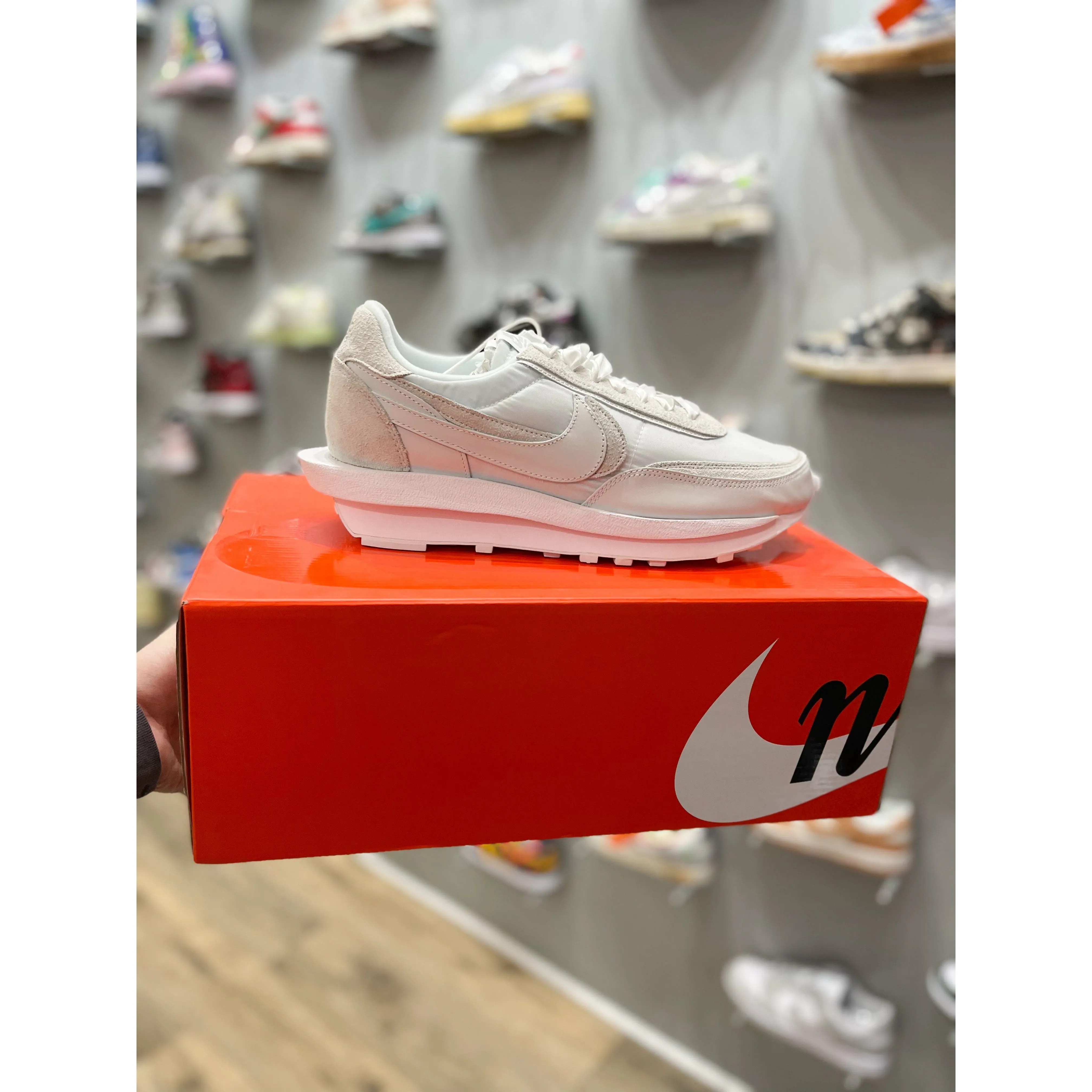 Nike LD Waffle Sacai White Nylon