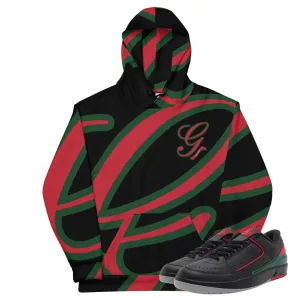 Retro 2 Low Gucci Ribbon Hoodie