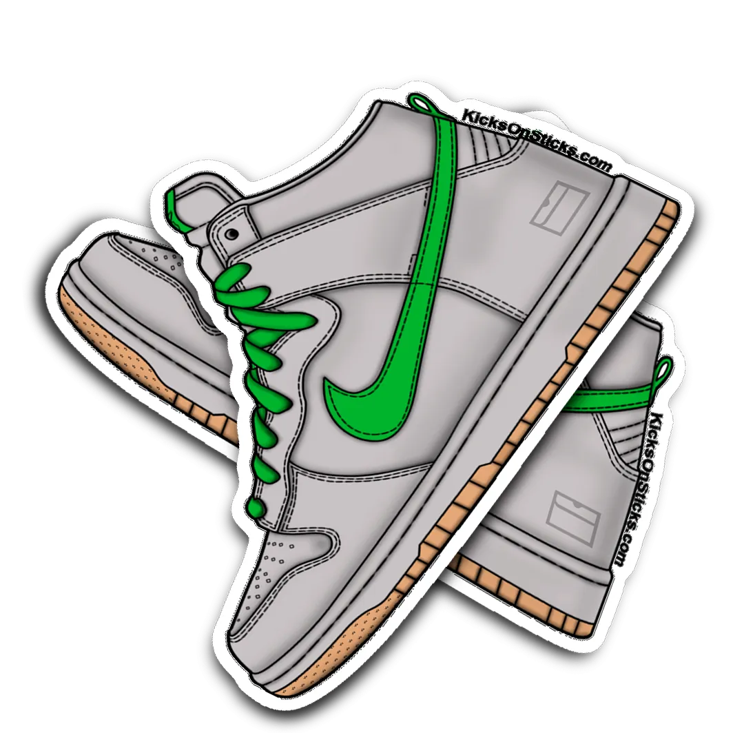 SB Dunk High "Silver Box" Sneaker Sticker