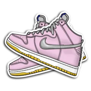 SB Dunk High "When Pigs Fly" Sneaker Sticker