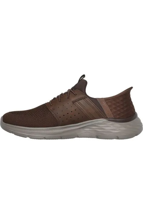 Skechers 210803 Slip Ins Garner Newick in Brown