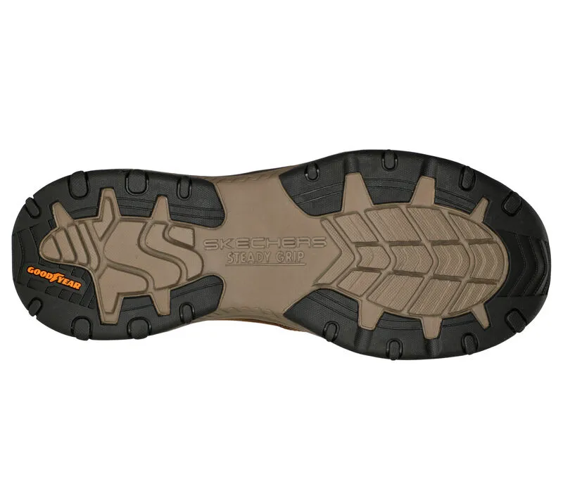 Skechers Slip ins Relaxed Fit Craster Lanigan Dark Brown Men's