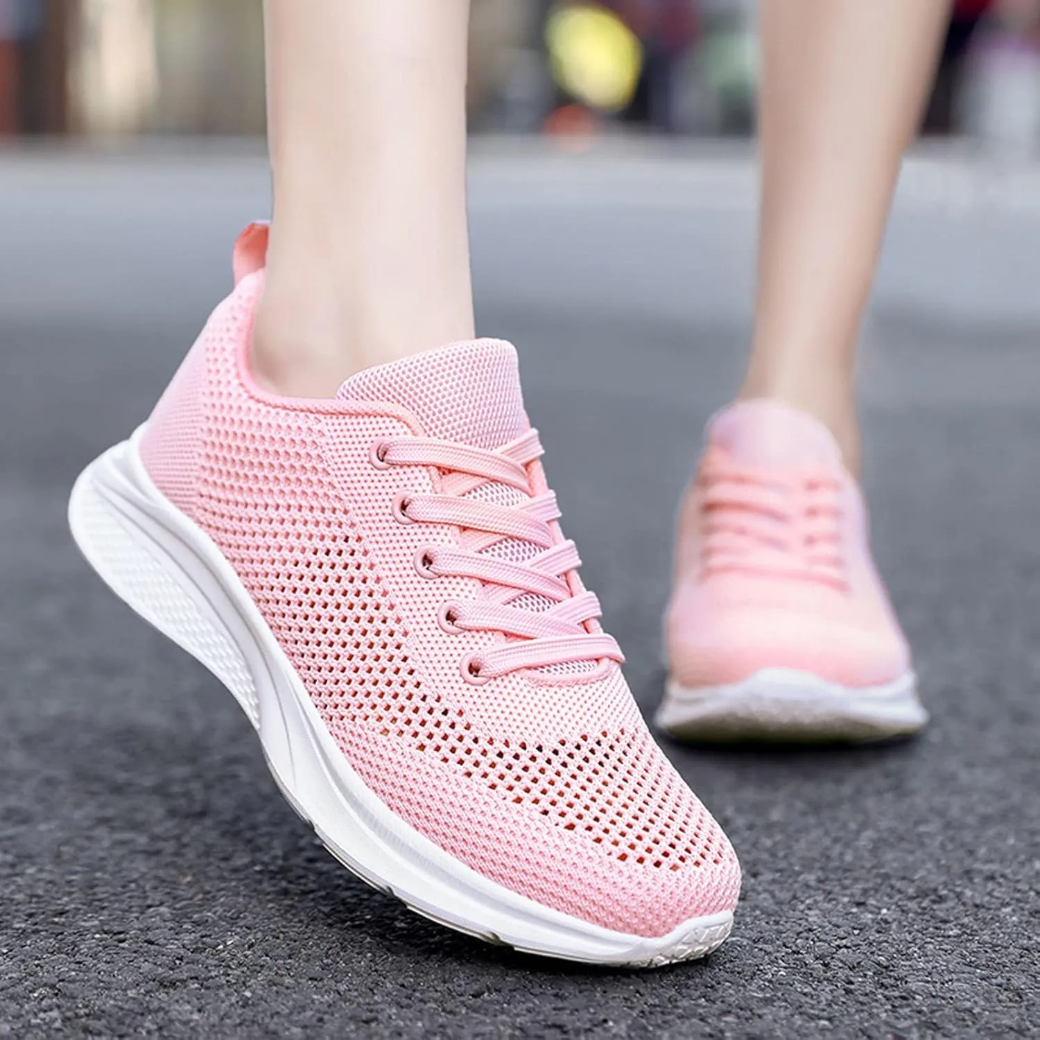 Sneakers for Women Running Shoes Fashion Walking Lace Up Tennis Shoes Men Sport Men's Shoes Casual Chunky Sneakers Black Tennis Shoe Trainers Shoe