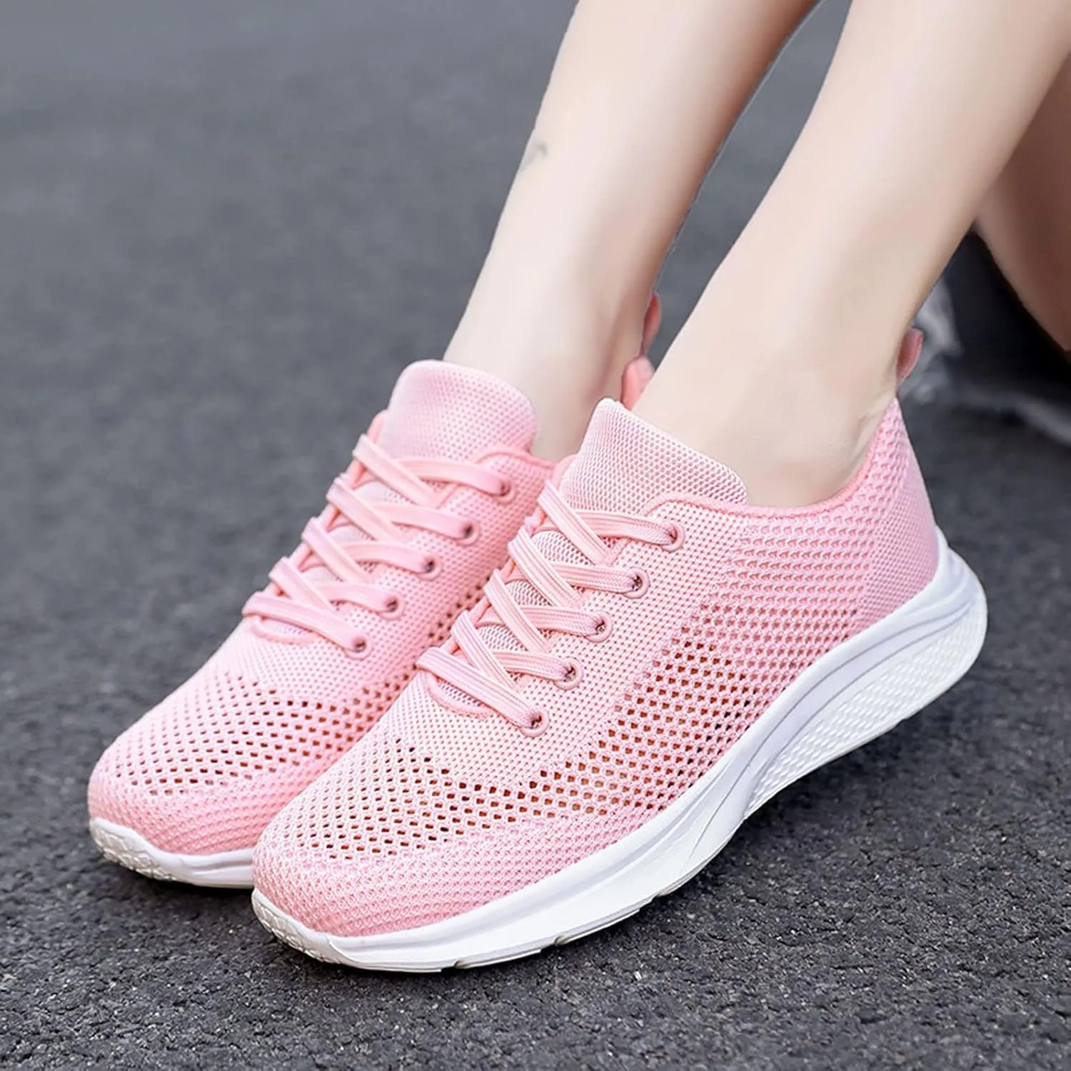 Sneakers for Women Running Shoes Fashion Walking Lace Up Tennis Shoes Men Sport Men's Shoes Casual Chunky Sneakers Black Tennis Shoe Trainers Shoe