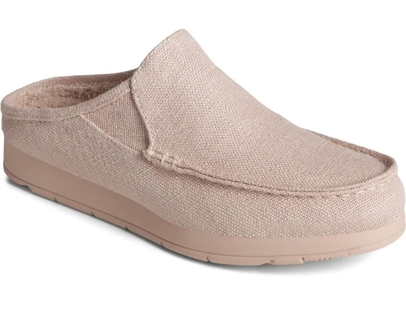 Sperry Women's Moc-Sider Hemp Slippers- Rose
