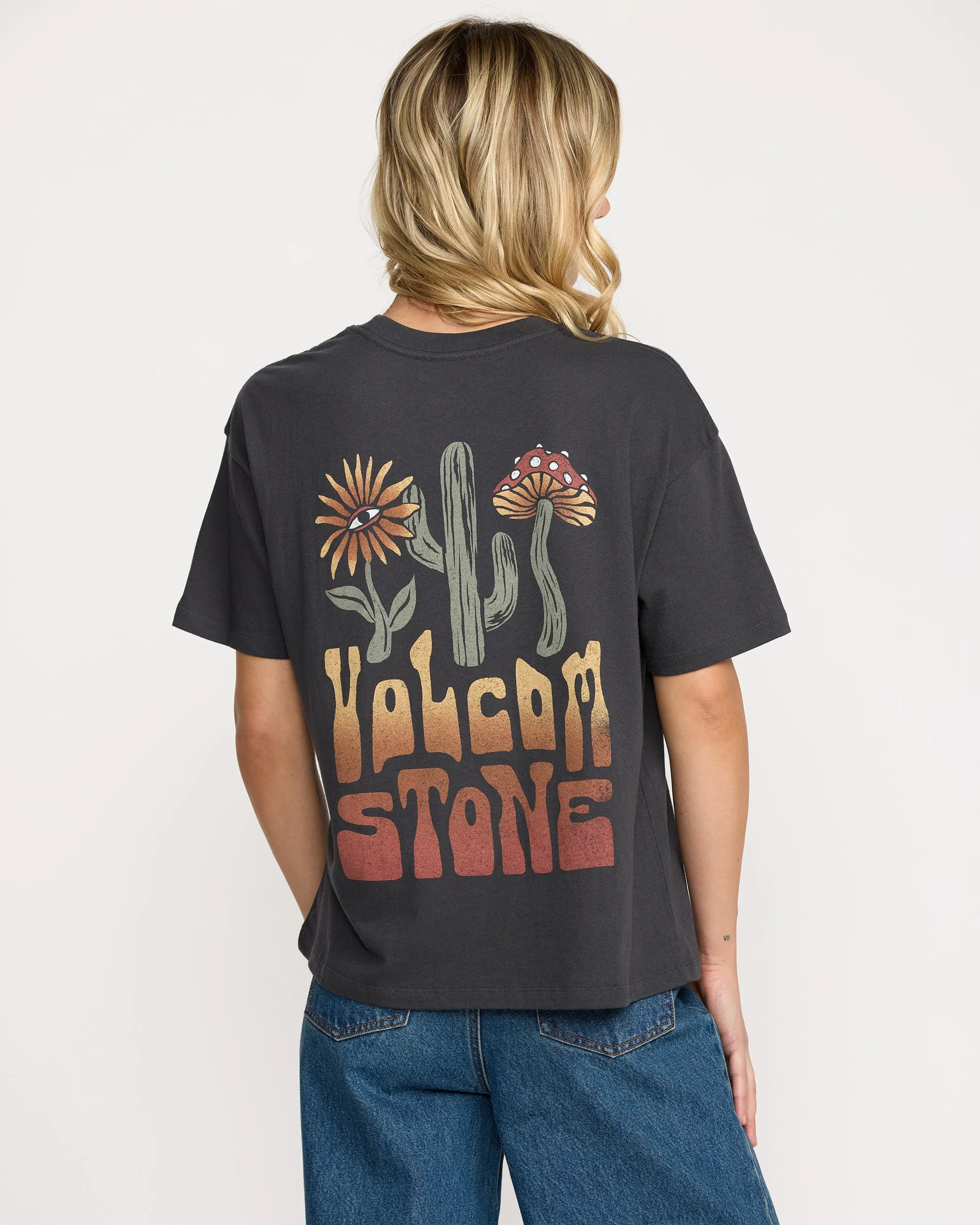 Stone Dream Boyfriend Tee - Black