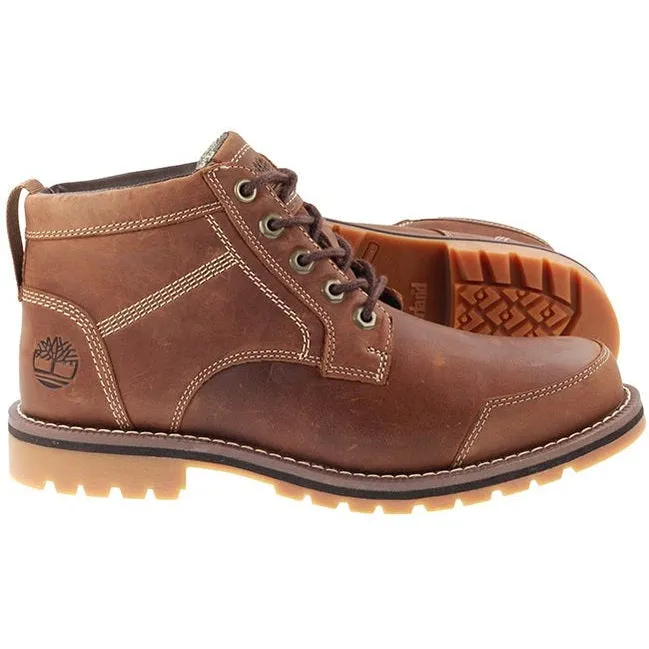 Timberland Boots Mens Larchmont II Chukka Rust Full Grain