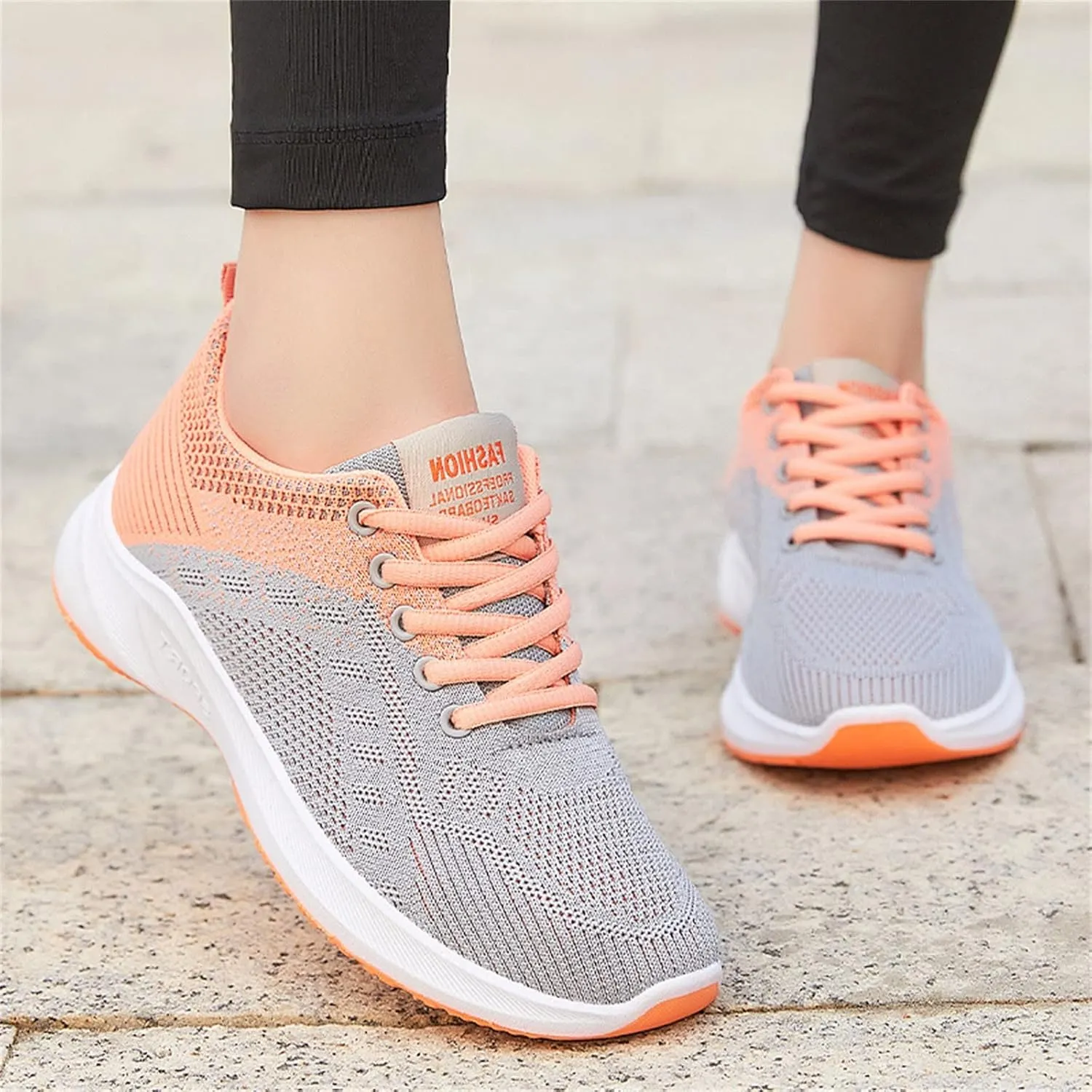 Women's Lace Up Walking Running Shoes Tennis Casual Womens Tennis Shoes Athletic Men Casual Shoes Casual Sneakers Steel Toe Tennis Shoe Cross Trainer Shoe
