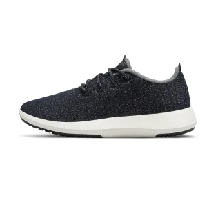Women's Wool Runner Mizzles - Dark Grey (Natural White Sole)